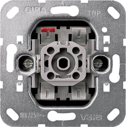 Переключатель без накладки без рамки Gira System55 1-кл. перекрестный картинка